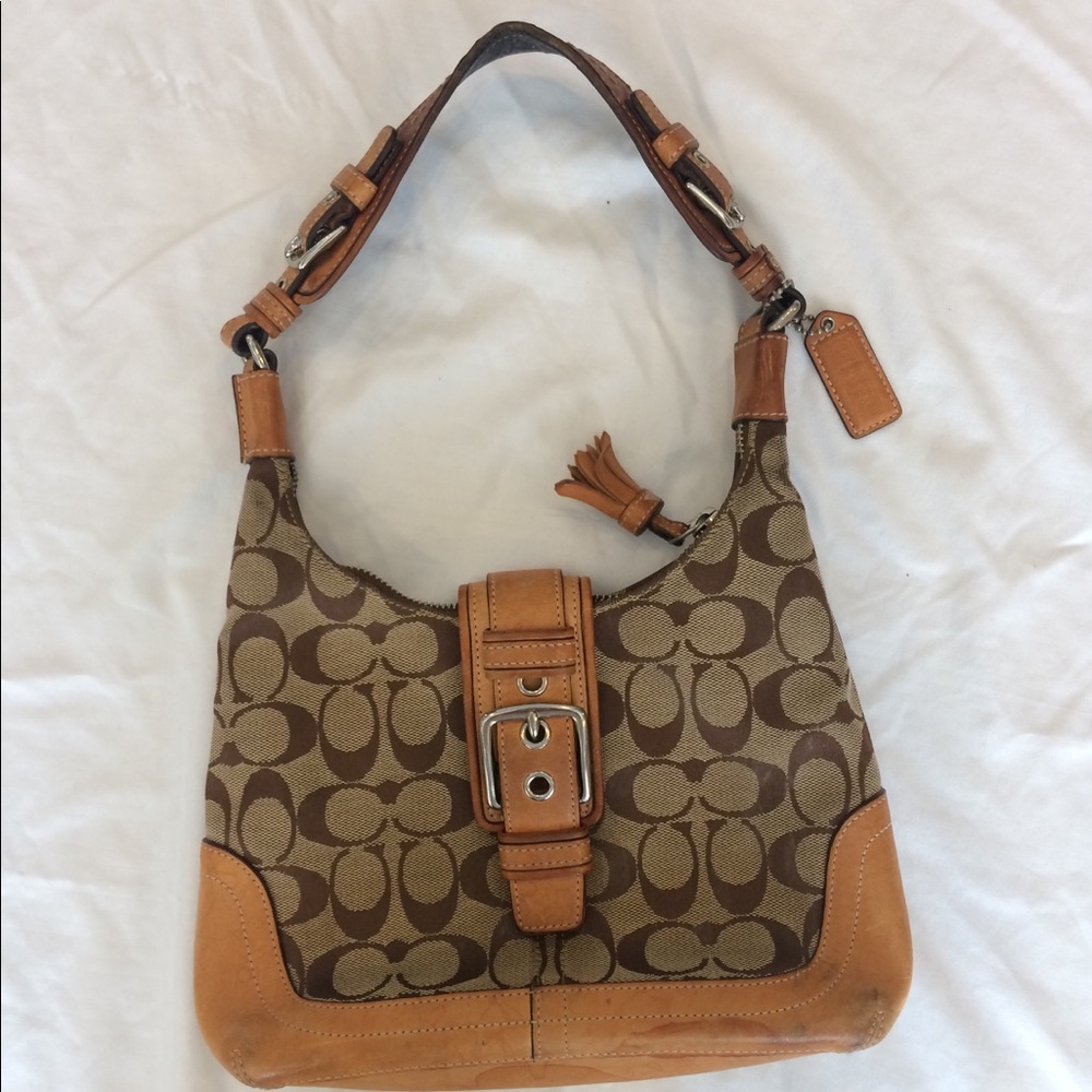 Coach Canvas Shoulder Bag